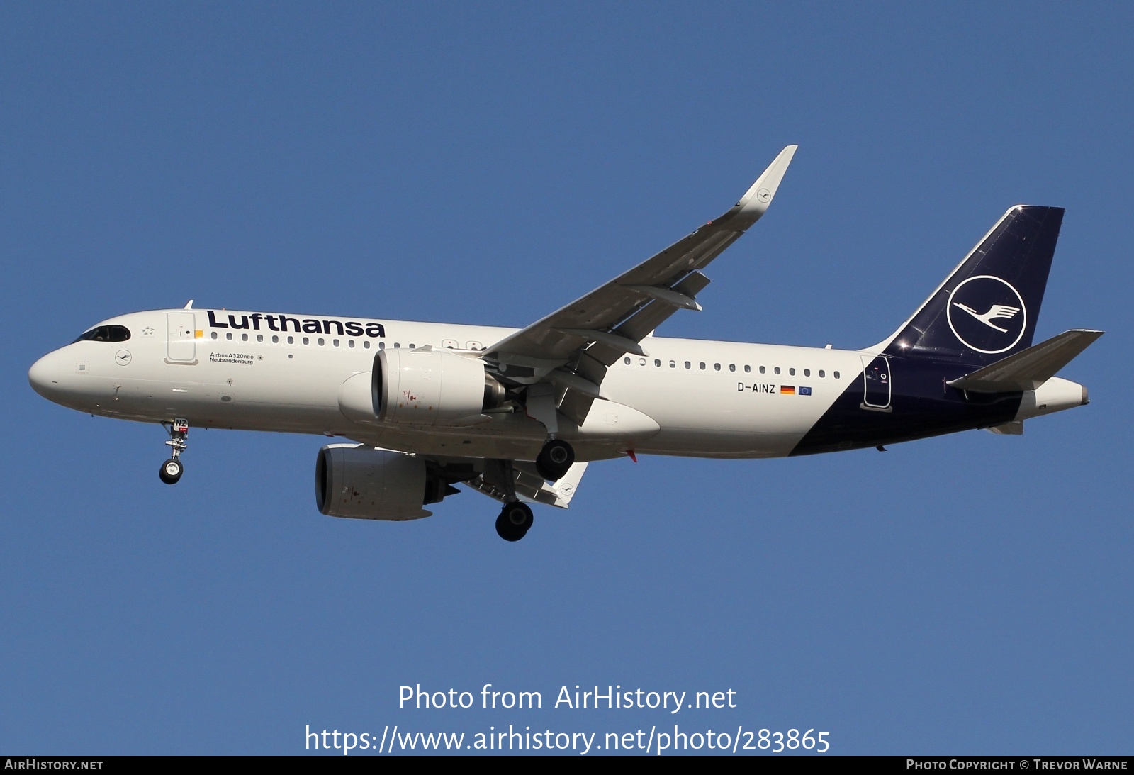 Aircraft Photo of D-AINZ | Airbus A320-271N | Lufthansa | AirHistory.net #283865