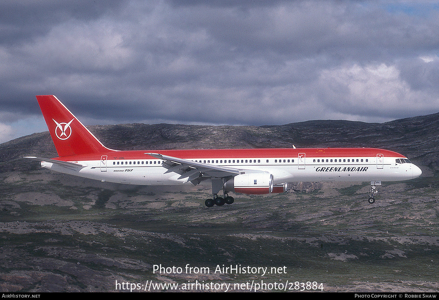 Aircraft Photo of TF-GRL | Boeing 757-236 | Greenlandair - Grønlandsfly | AirHistory.net #283884