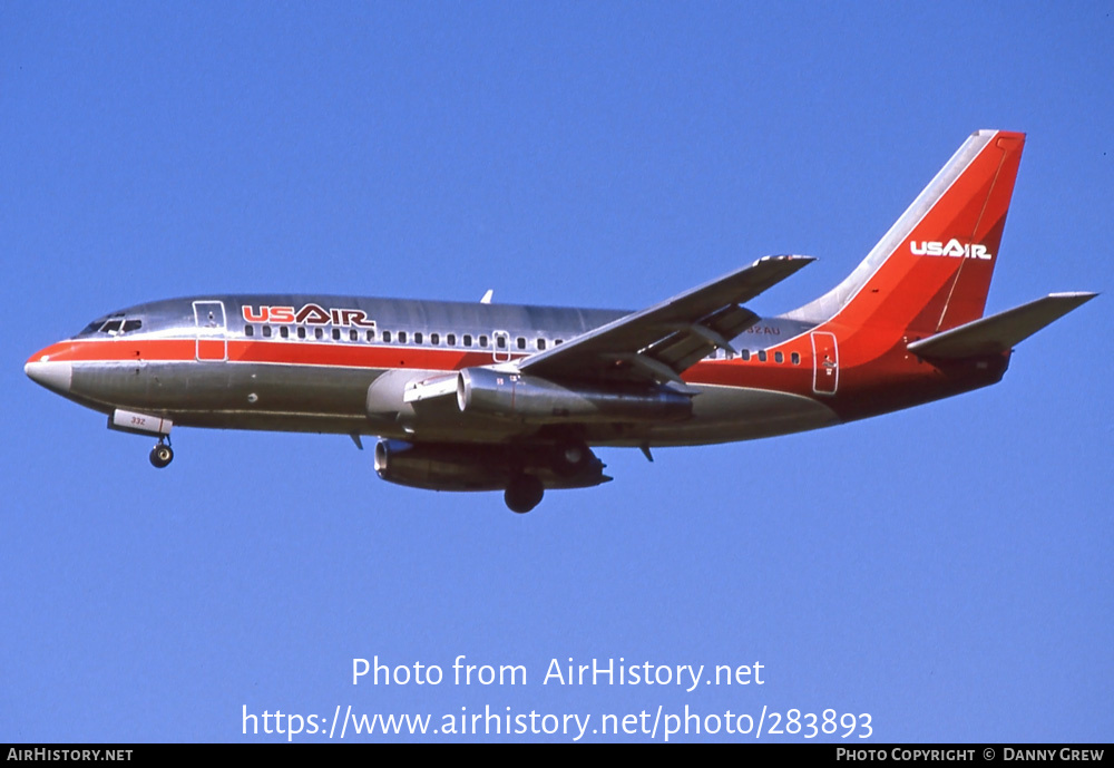 Aircraft Photo of N332AU | Boeing 737-2B7/Adv | USAir | AirHistory.net #283893