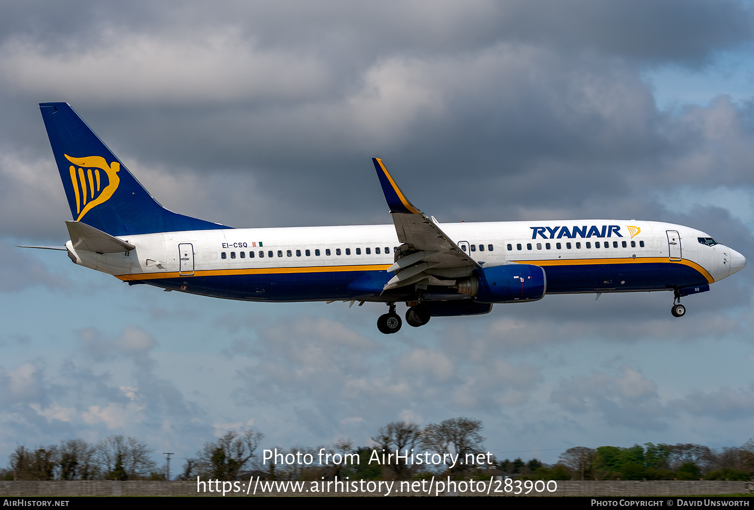 Aircraft Photo of EI-CSQ | Boeing 737-8AS | Ryanair | AirHistory.net #283900