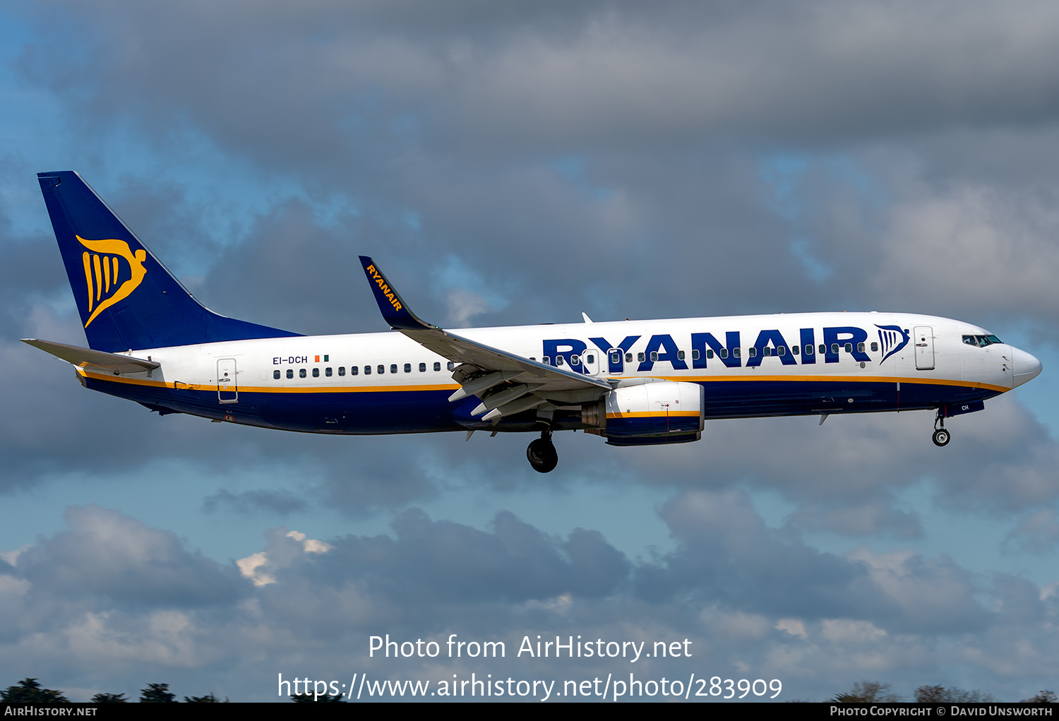 Aircraft Photo of EI-DCH | Boeing 737-8AS | Ryanair | AirHistory.net #283909