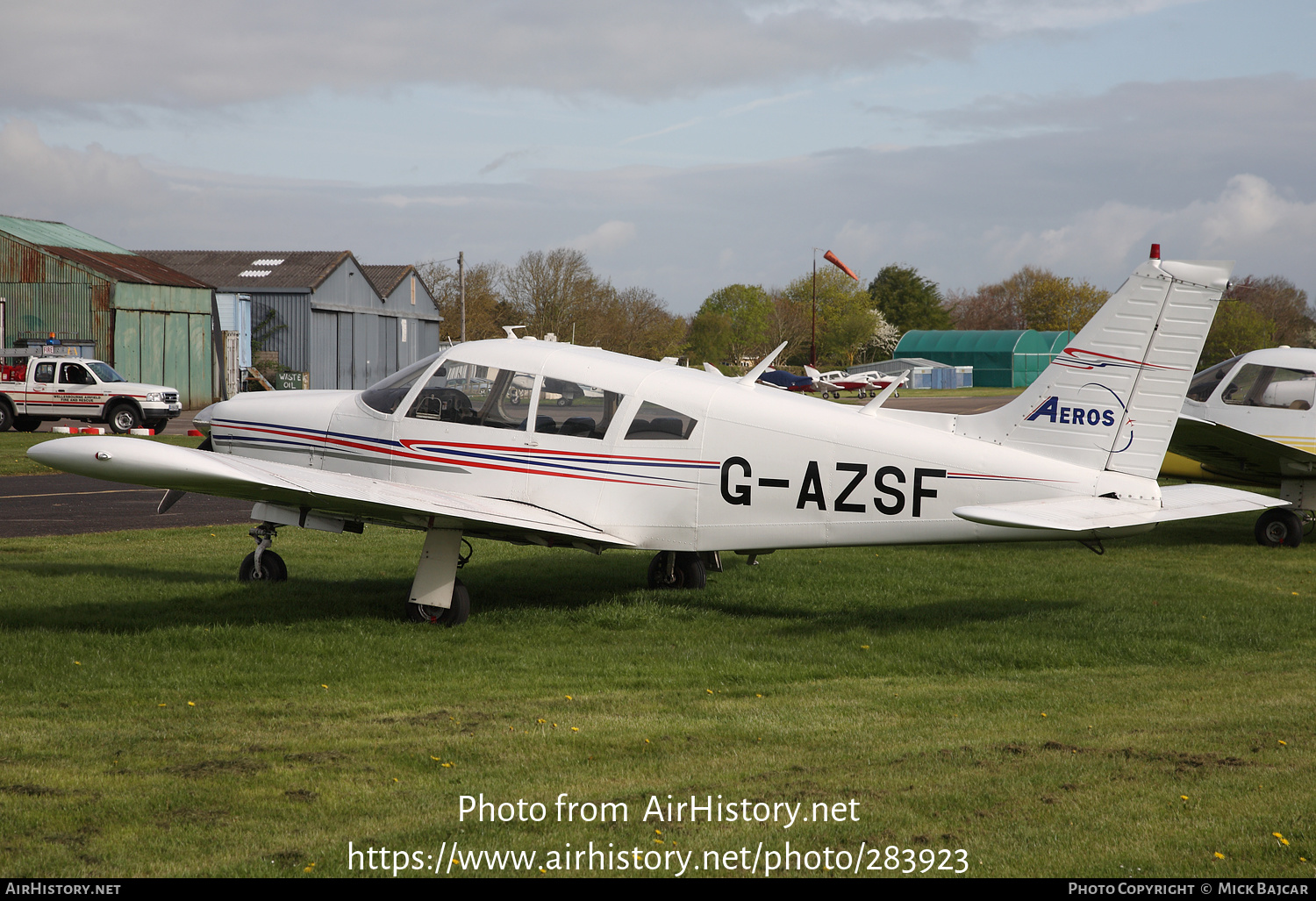 Aircraft Photo of G-AZSF | Piper PA-28R-200 Cherokee Arrow II | Aeros | AirHistory.net #283923