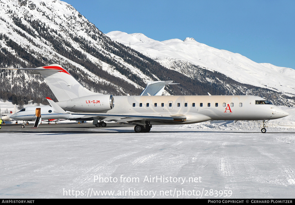 Aircraft Photo of LX-GJM | Bombardier Global Express (BD-700-1A10) | AirHistory.net #283959