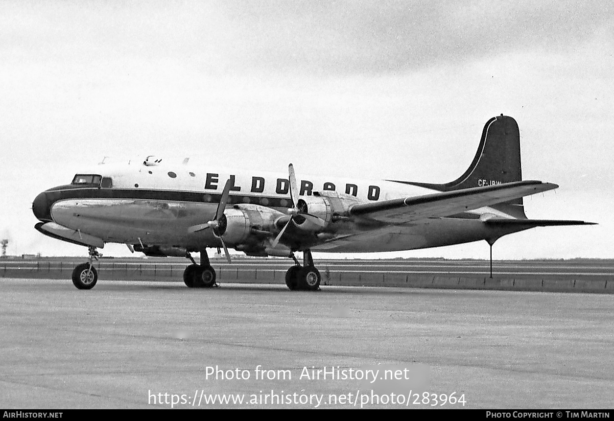 Aircraft Photo of CF-JRW | Douglas DC-4-1009 | Eldorado Aviation | AirHistory.net #283964