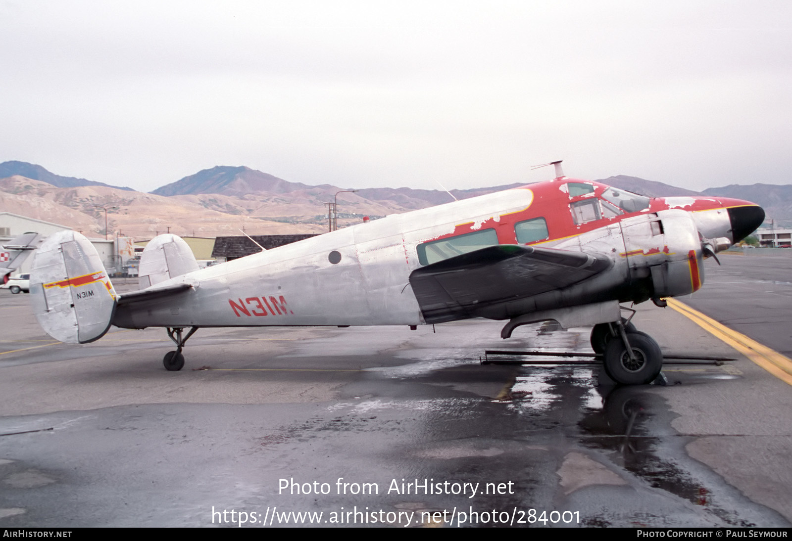 Aircraft Photo of N31M | Beech E18S-9700 | AirHistory.net #284001