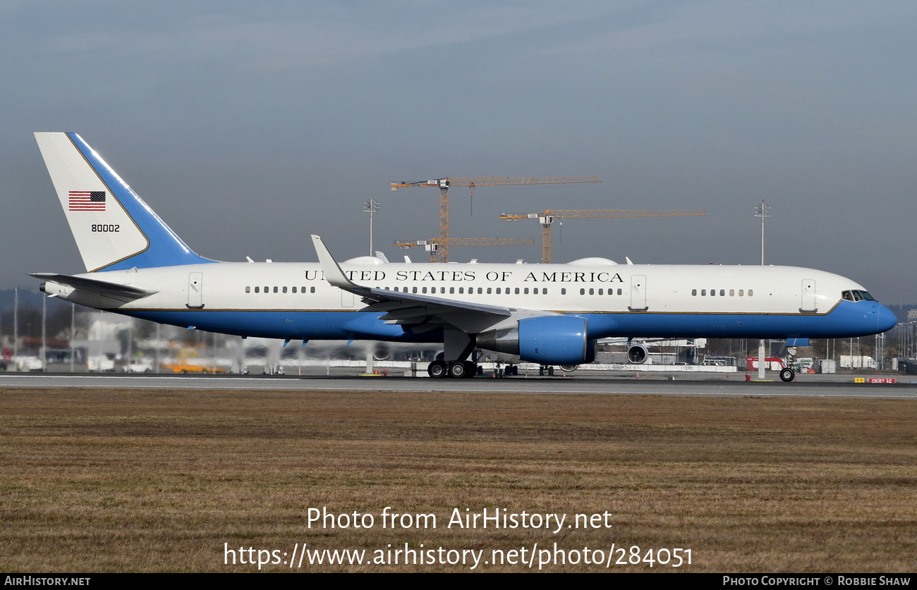 Aircraft Photo of 98-0002 / 80002 | Boeing C-32A (757-200) | USA - Air Force | AirHistory.net #284051