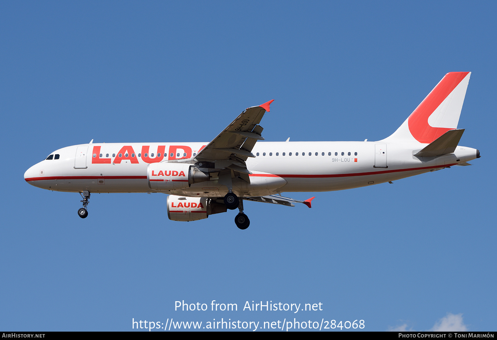 Aircraft Photo of 9H-LOU | Airbus A320-214 | Lauda | AirHistory.net #284068