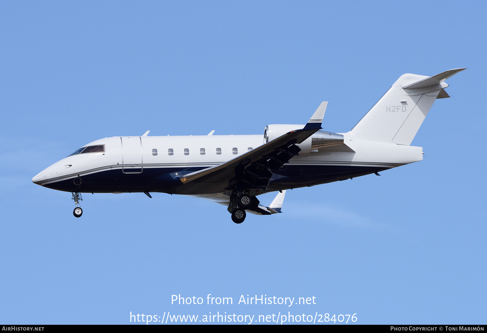 Aircraft Photo of N2FD | Bombardier Challenger 604 (CL-600-2B16) | AirHistory.net #284076