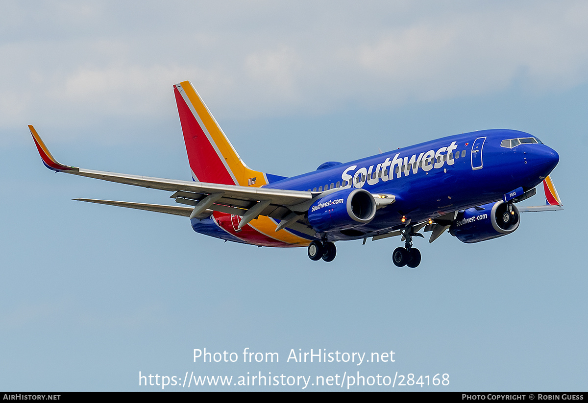 Aircraft Photo of N7863A | Boeing 737-7Q8 | Southwest Airlines | AirHistory.net #284168