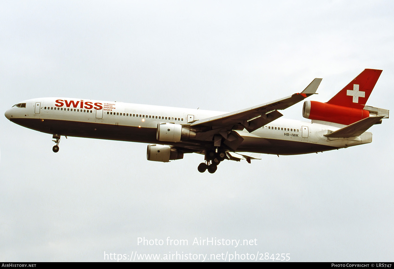 Aircraft Photo of HB-IWK | McDonnell Douglas MD-11 | Swiss International Air Lines | AirHistory.net #284255