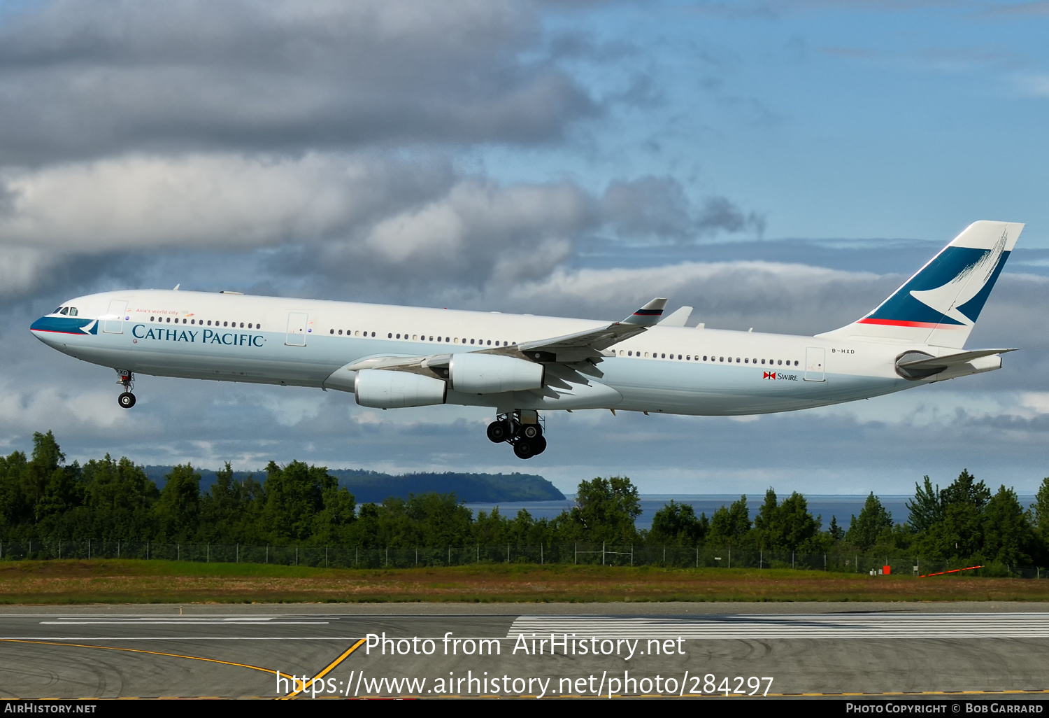 Aircraft Photo of B-HXD | Airbus A340-313 | Cathay Pacific Airways | AirHistory.net #284297