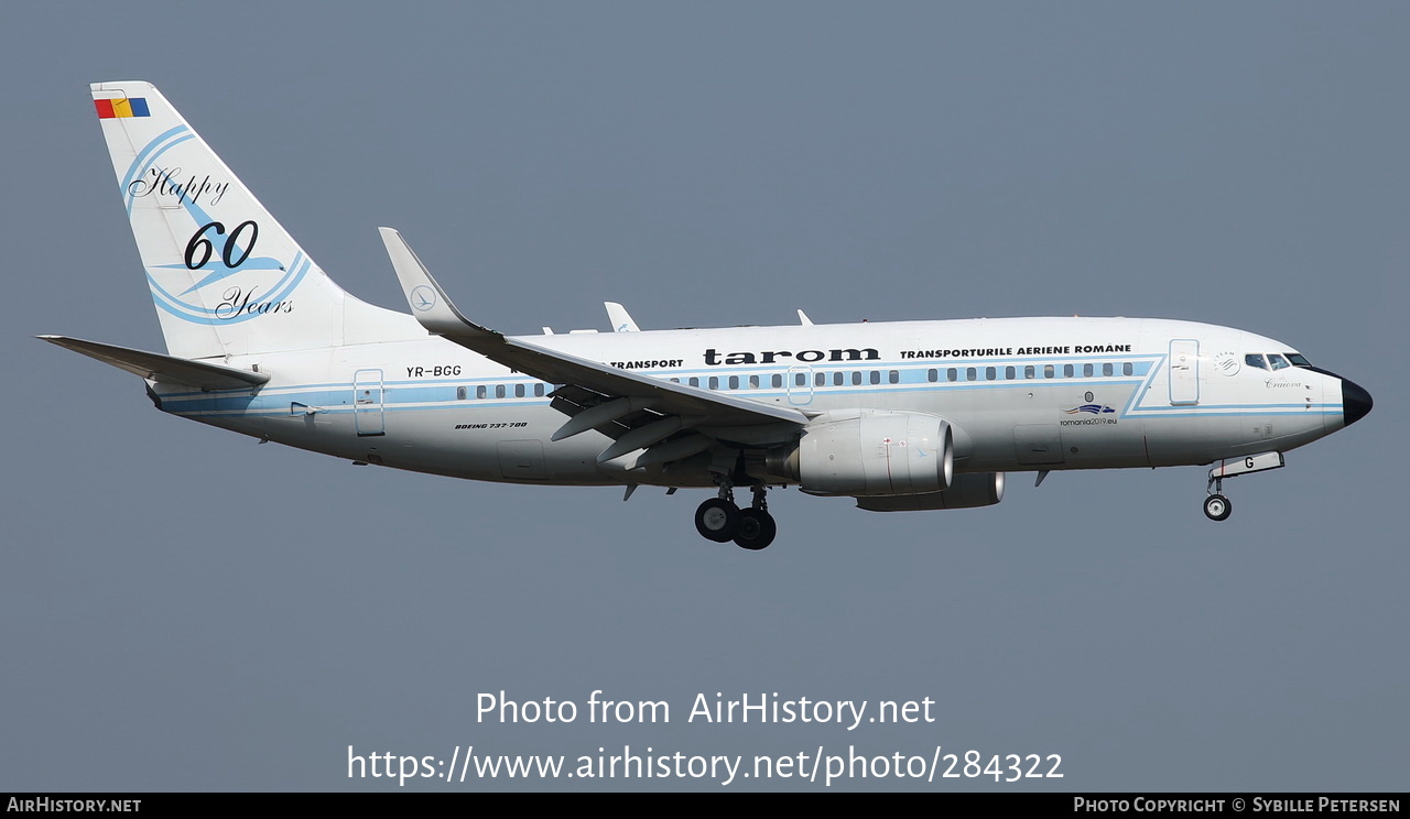 Aircraft Photo of YR-BGG | Boeing 737-78J | TAROM - Transporturile Aeriene Române | AirHistory.net #284322