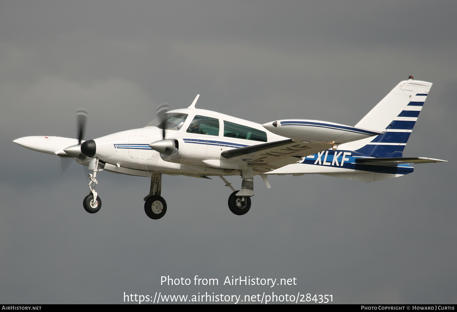 Aircraft Photo of G-XLKF | Cessna 310Q | AirHistory.net #284351