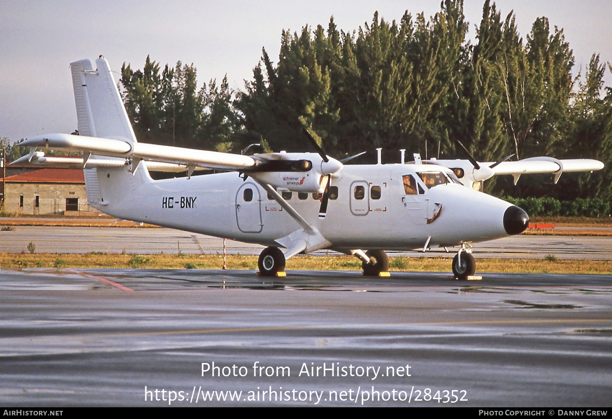 Aircraft Photo of HC-BNY | De Havilland Canada DHC-6-300 Twin Otter | Schreiner Airways | AirHistory.net #284352