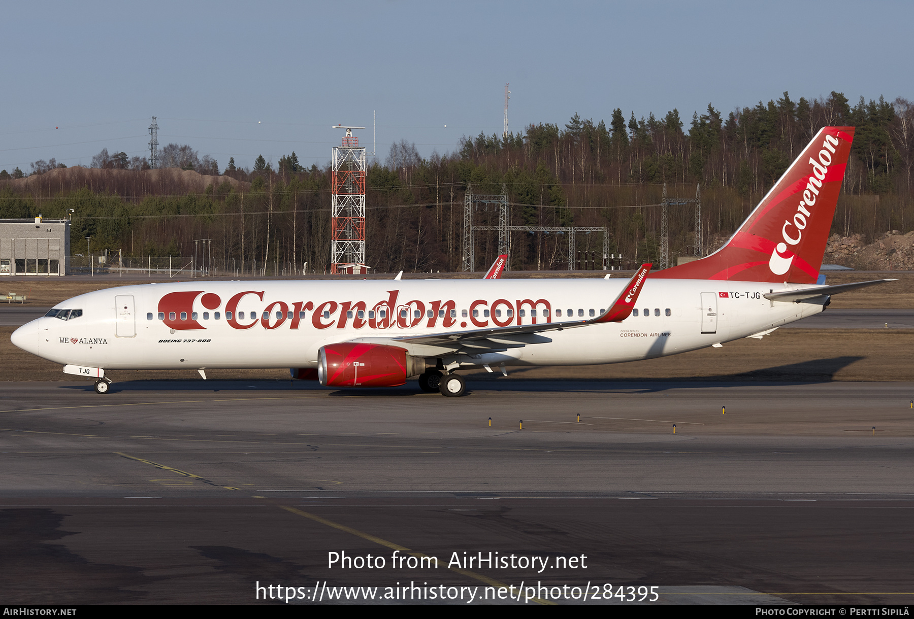 Aircraft Photo of TC-TJG | Boeing 737-86J | Corendon Airlines | AirHistory.net #284395