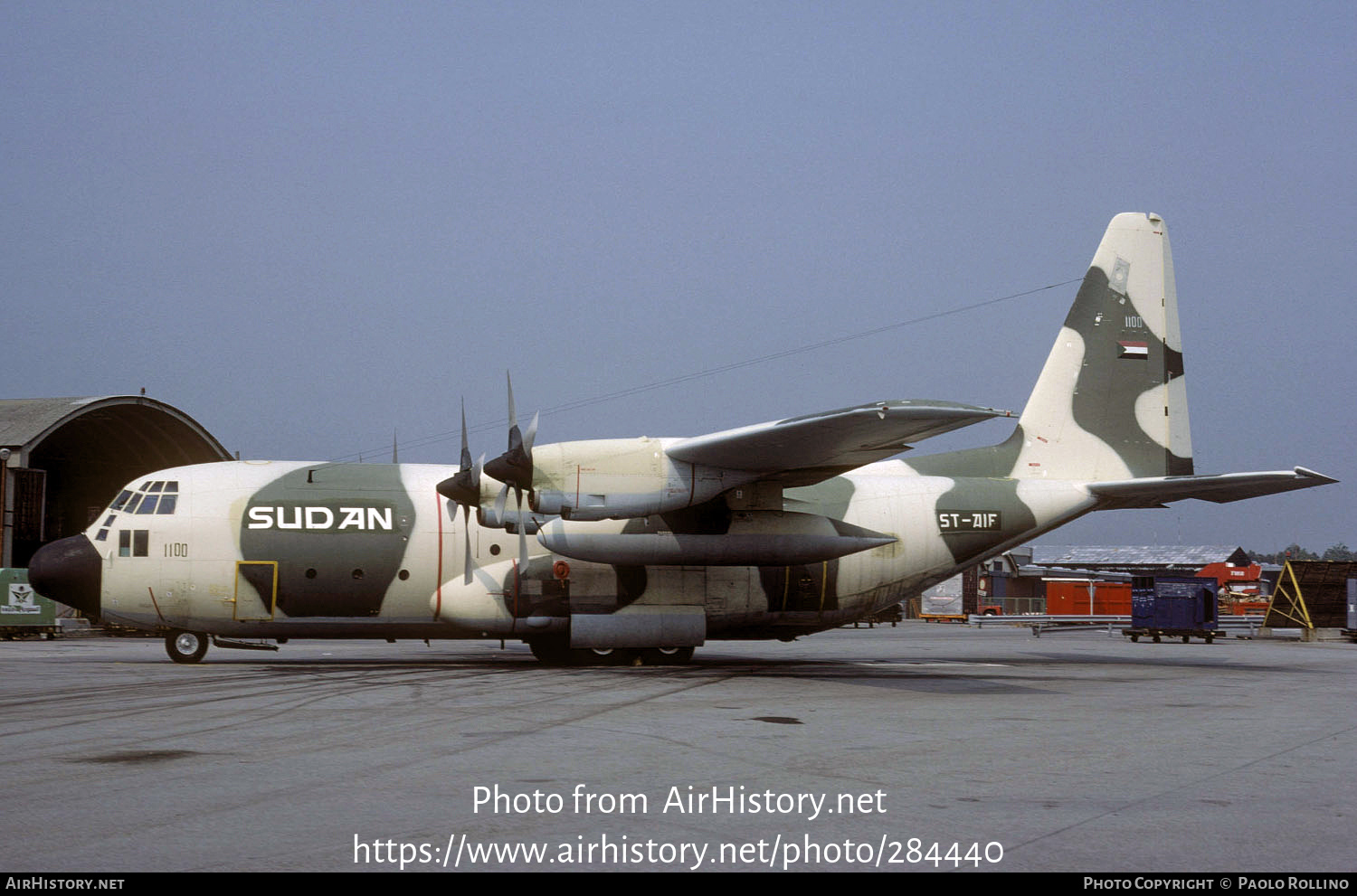 Aircraft Photo of 1100 / ST-AIF | Lockheed C-130H Hercules | Sudan - Air Force | AirHistory.net #284440