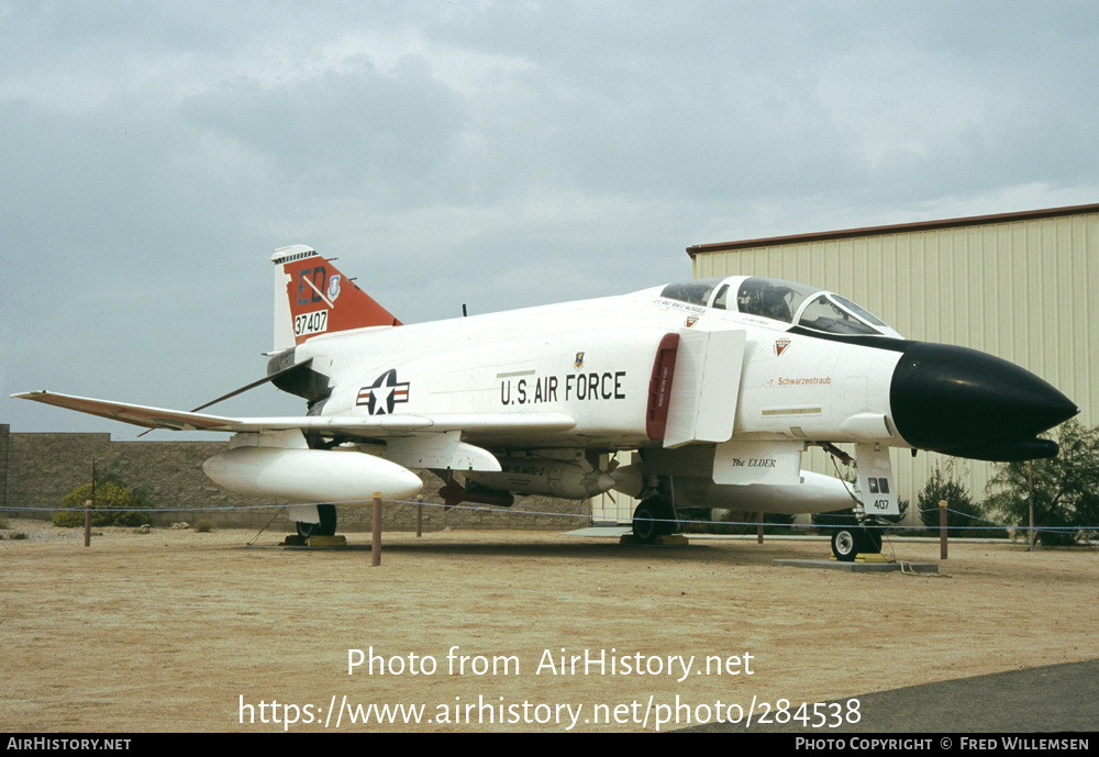 Aircraft Photo of 63-7407 / 37407 | McDonnell NF-4C Phantom II | USA - Air Force | AirHistory.net #284538