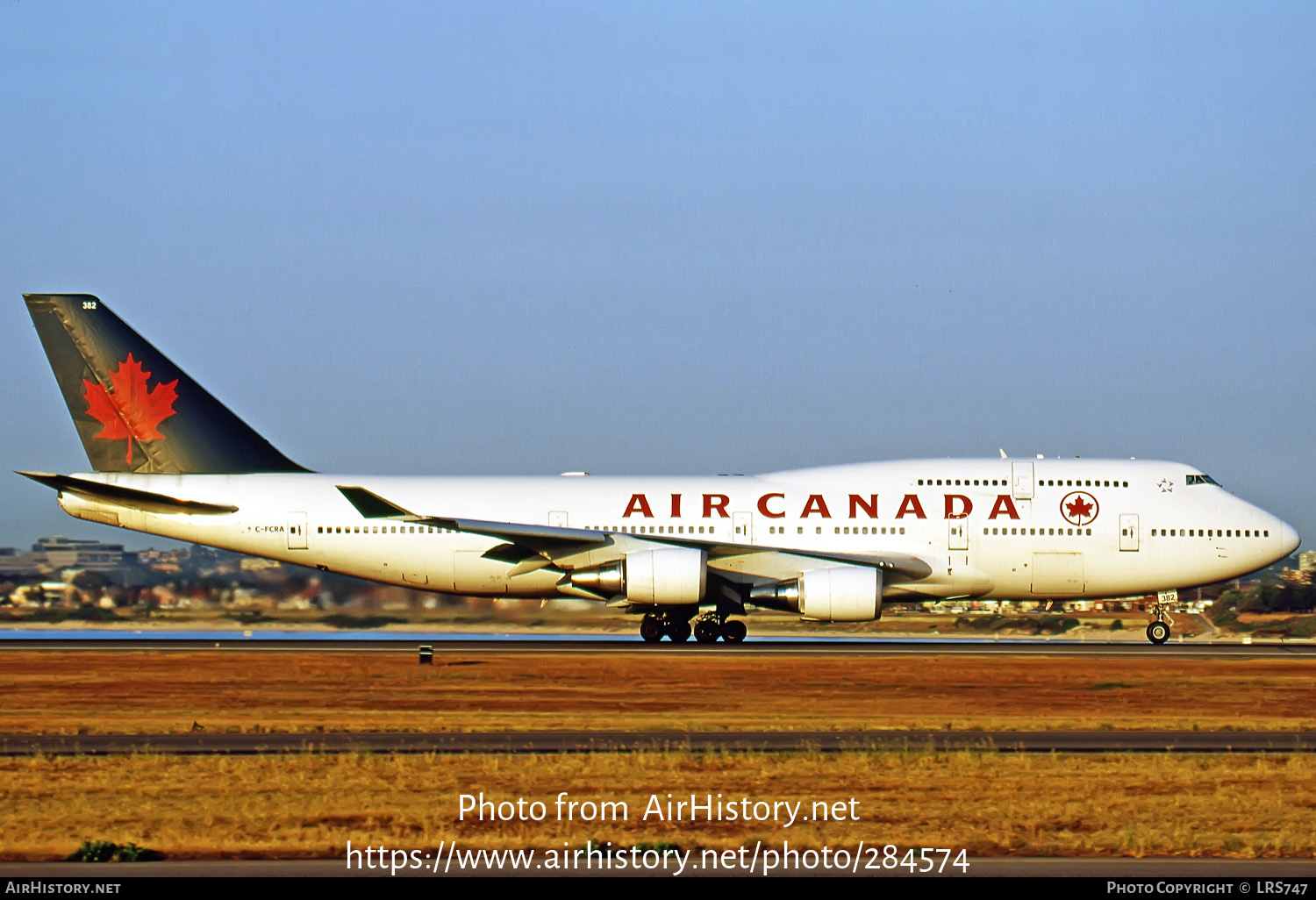 Aircraft Photo of C-FCRA | Boeing 747-475 | Air Canada | AirHistory.net #284574