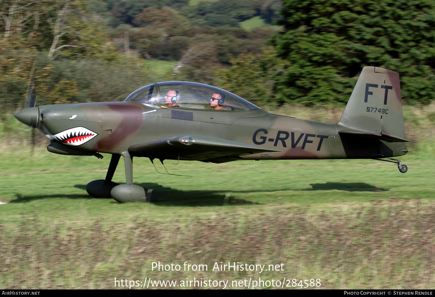 Aircraft Photo of G-RVFT / 0774BC | Van's RV-8 | AirHistory.net #284588