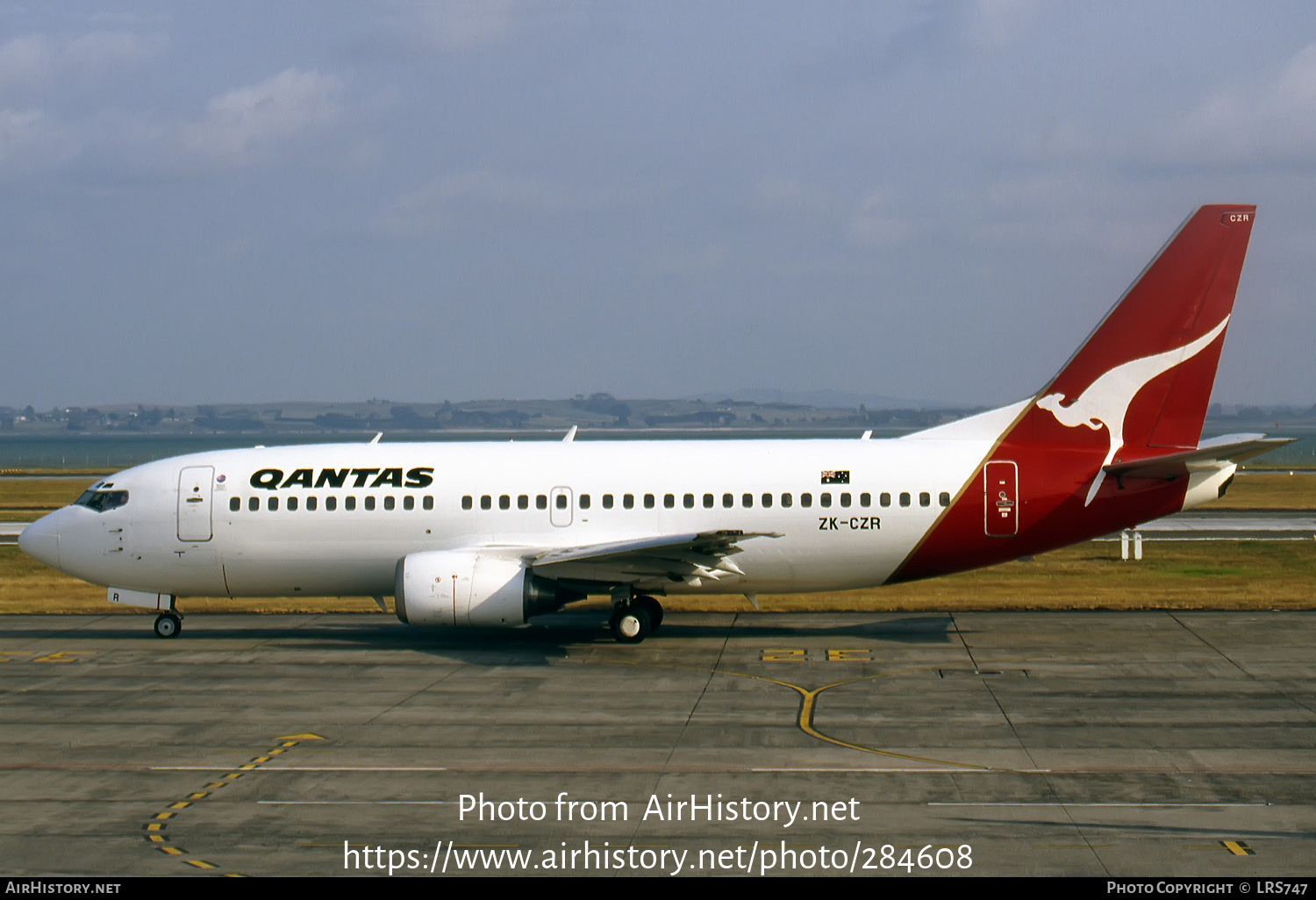 Aircraft Photo of ZK-CZR | Boeing 737-33A | Qantas | AirHistory.net #284608