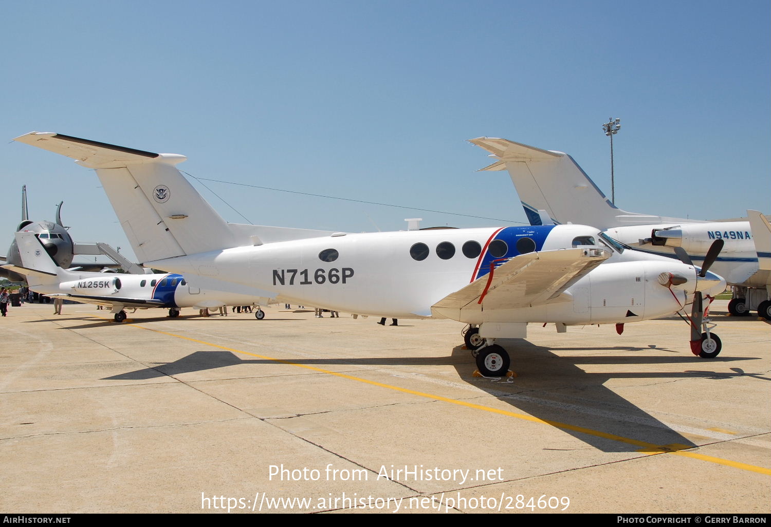 Aircraft Photo of N7166P | Beech 200 Super King Air | US Department of Homeland Security | AirHistory.net #284609