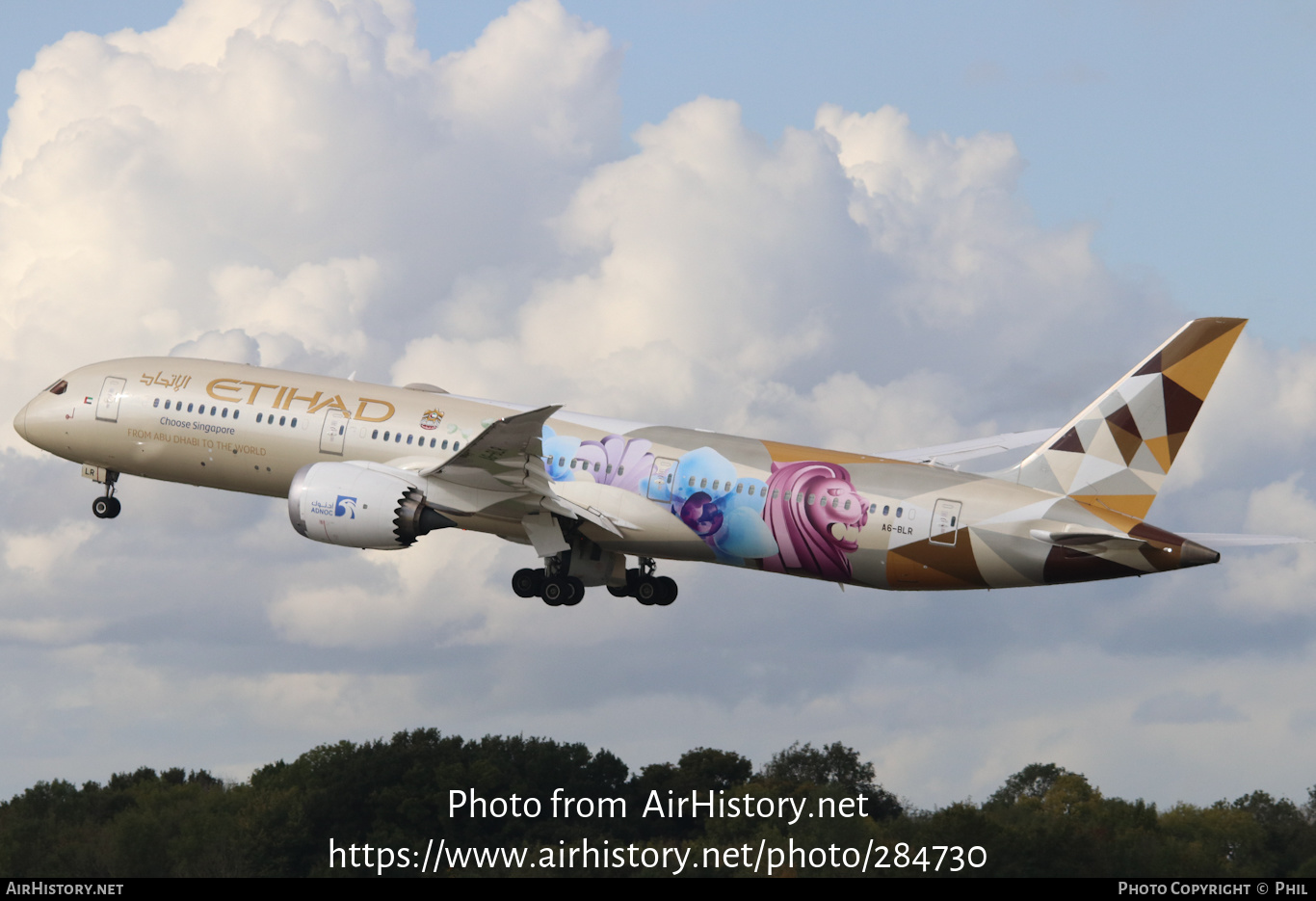 Aircraft Photo of A6-BLR | Boeing 787-9 Dreamliner | Etihad Airways | AirHistory.net #284730