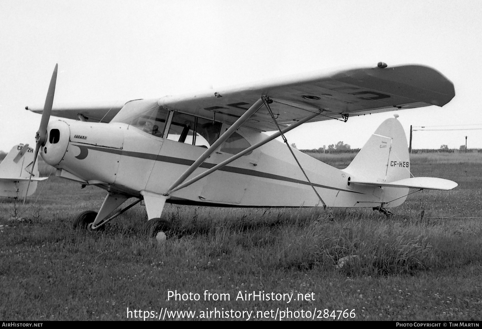 Aircraft Photo of CF-HES | Piper PA-16 Clipper | AirHistory.net #284766