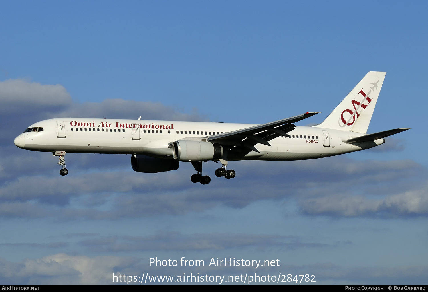 Aircraft Photo of N549AX | Boeing 757-23A | Omni Air International - OAI | AirHistory.net #284782