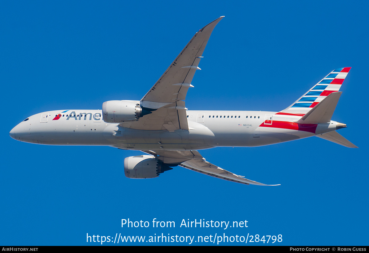 Aircraft Photo of N803AL | Boeing 787-8 Dreamliner | American Airlines | AirHistory.net #284798