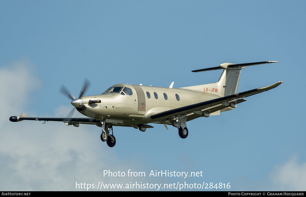 Aircraft Photo of LX-JFW | Pilatus PC-12NG (PC-12/47E) | AirHistory.net #284816