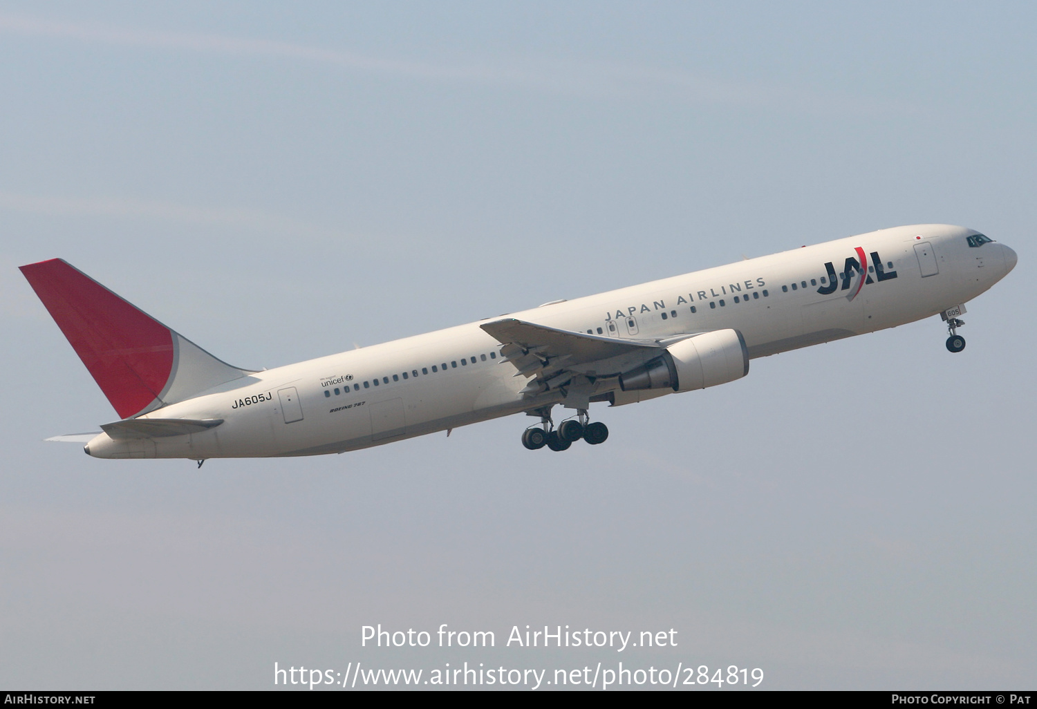 Aircraft Photo of JA605J | Boeing 767-346/ER | Japan Airlines - JAL | AirHistory.net #284819