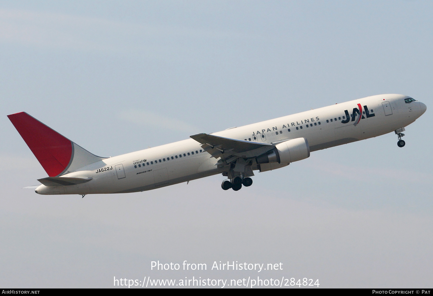 Aircraft Photo of JA622J | Boeing 767-346/ER | Japan Airlines - JAL | AirHistory.net #284824