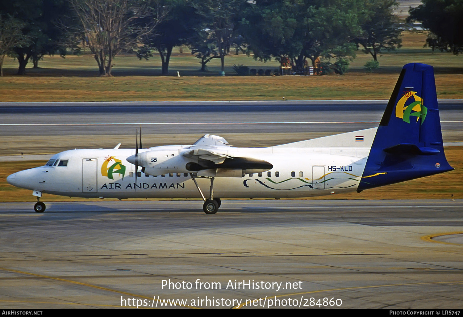 Aircraft Photo of HS-KLD | Fokker 50 | Air Andaman | AirHistory.net #284860