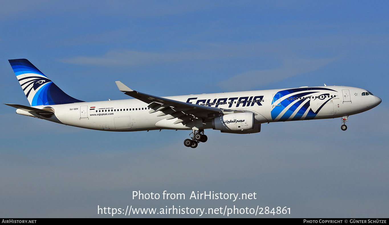 Aircraft Photo of SU-GDV | Airbus A330-343 | EgyptAir | AirHistory.net #284861