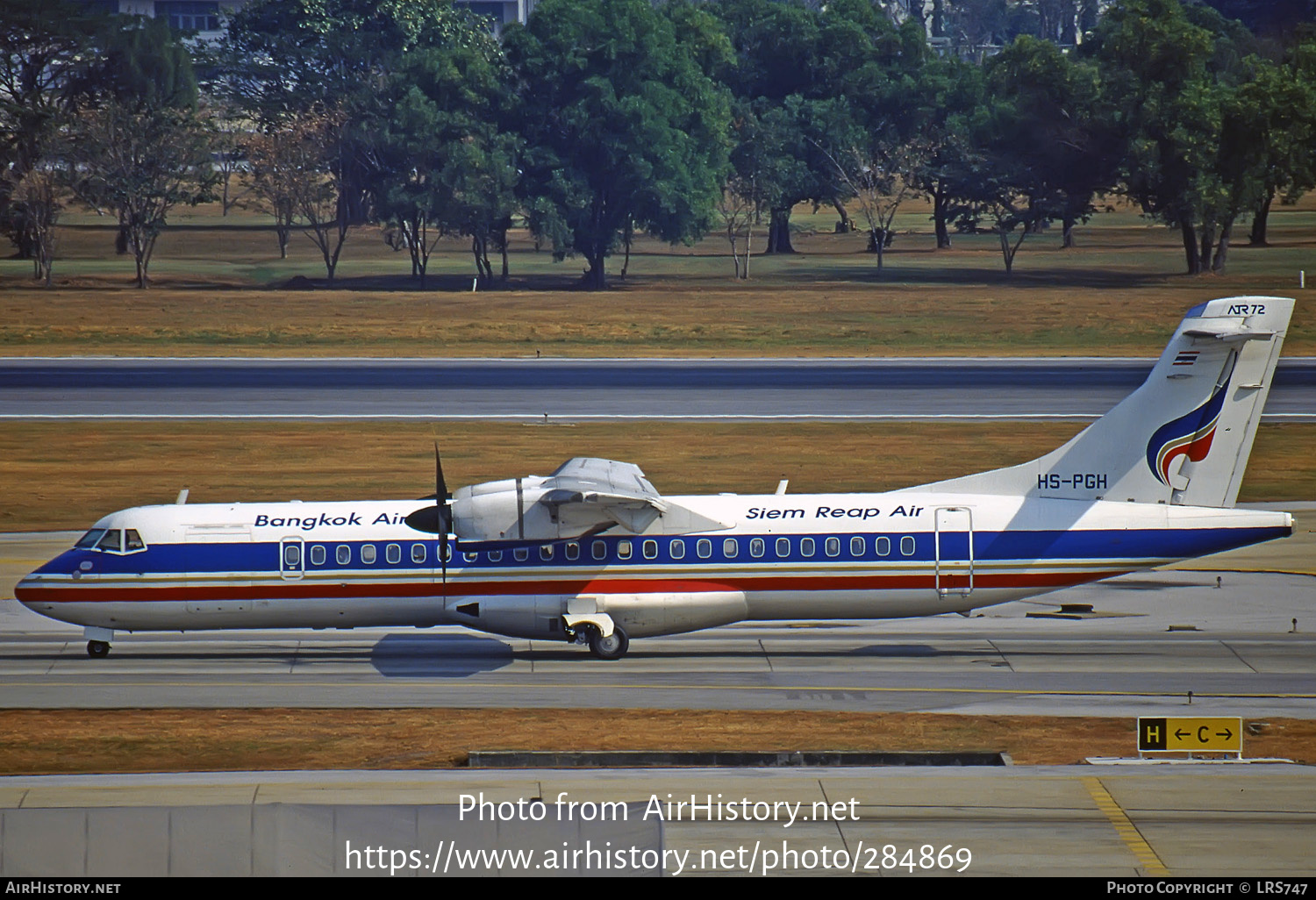 Aircraft Photo of HS-PGH | ATR ATR-72-212 | Bangkok Airways | AirHistory.net #284869