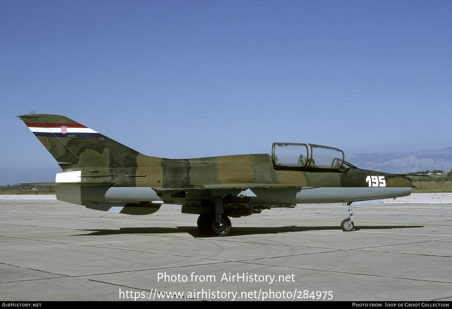 Aircraft Photo of 195 | Mikoyan-Gurevich MiG-21U | Croatia - Air Force | AirHistory.net #284975