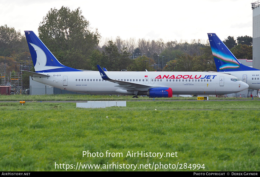 Aircraft Photo of EI-EVY | Boeing 737-8AS | AnadoluJet | AirHistory.net #284994