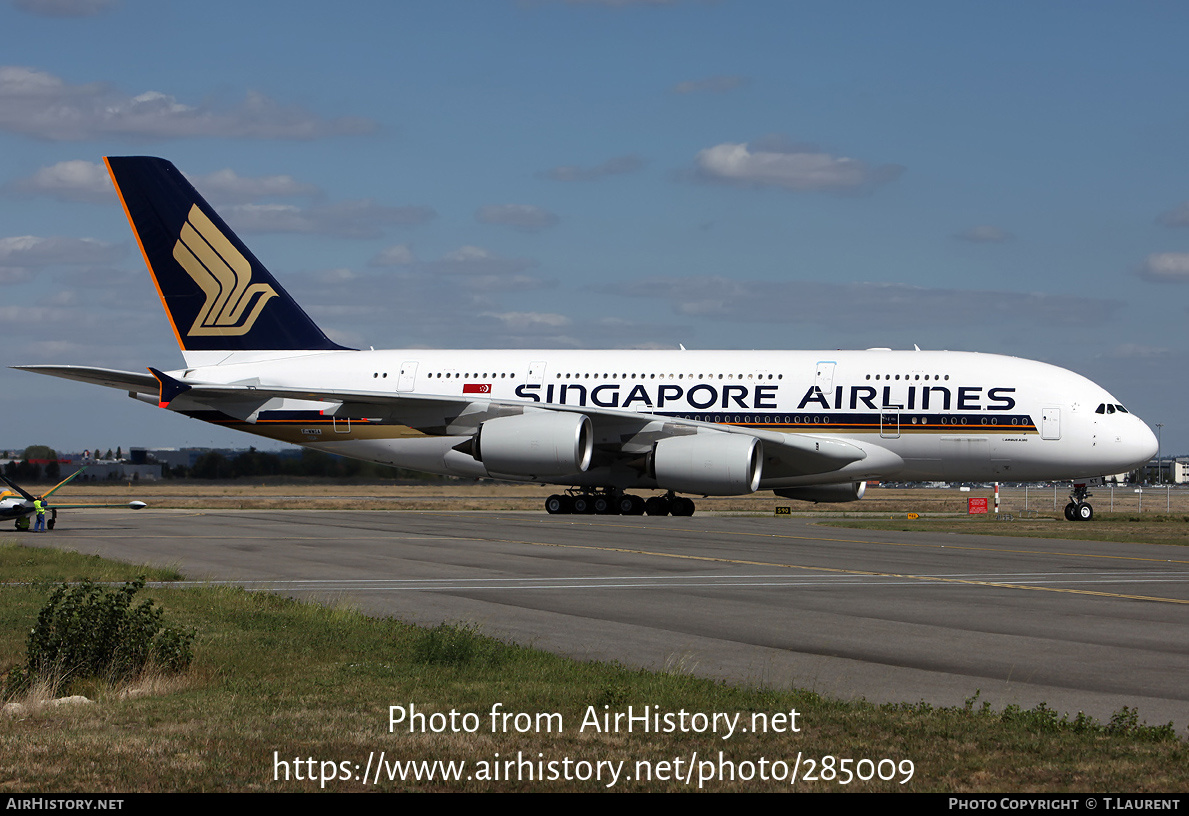 Aircraft Photo of F-WWSA | Airbus A380-841 | Singapore Airlines | AirHistory.net #285009