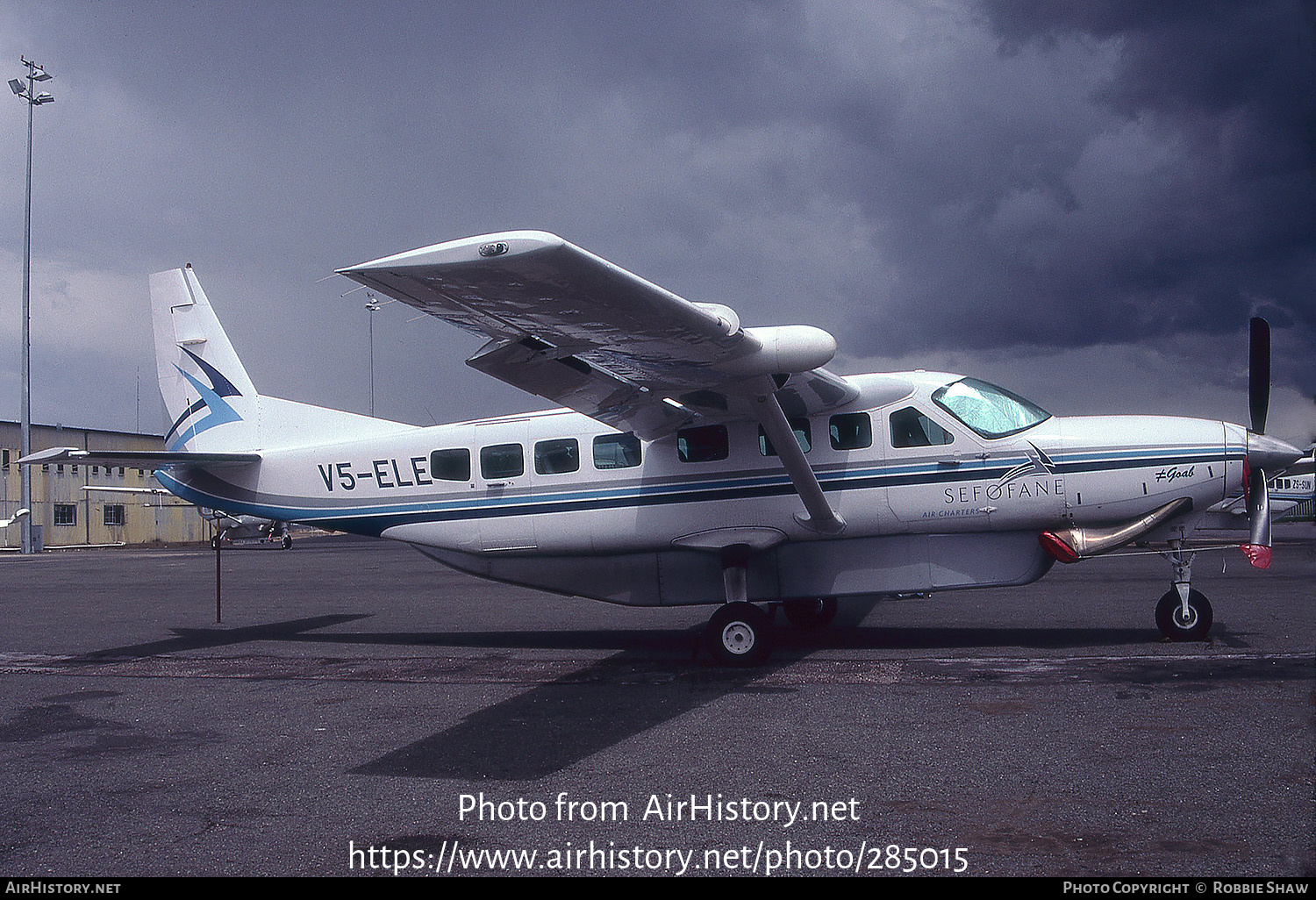 Aircraft Photo of V5-ELE | Cessna 208B Grand Caravan | Sefofane Air Charters | AirHistory.net #285015