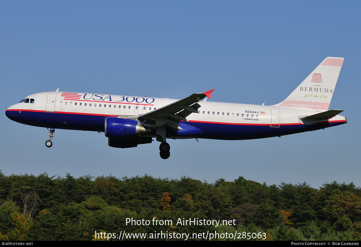 Aircraft Photo of N264AV | Airbus ACJ320 (A320-214/CJ) | USA 3000 Airlines | AirHistory.net #285063