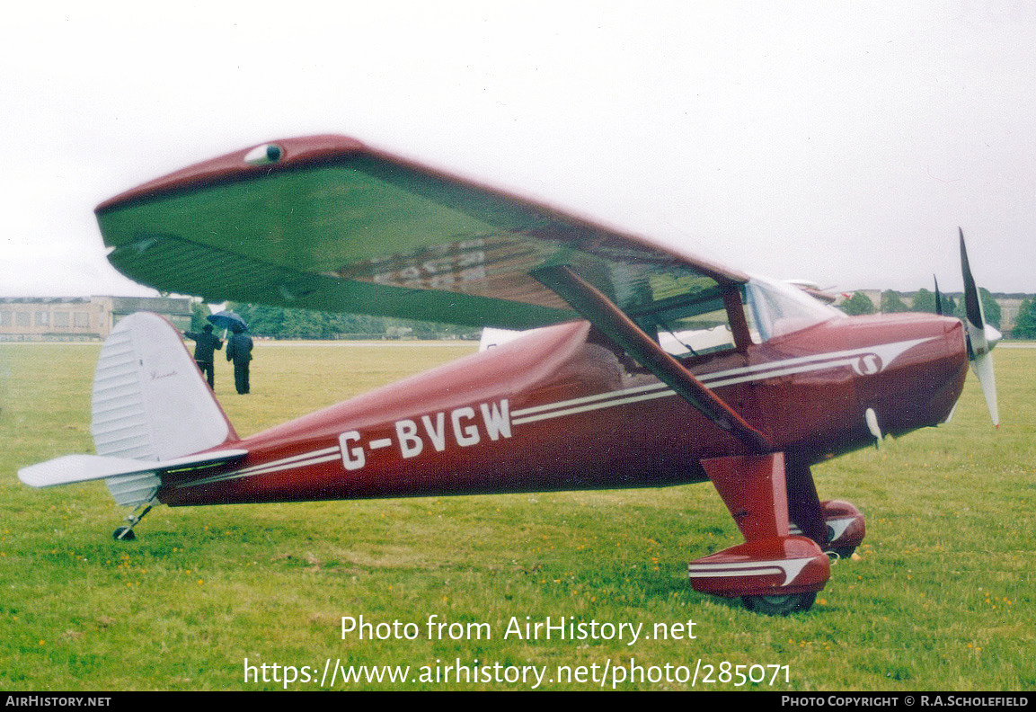 Aircraft Photo of G-BVGW | Luscombe 8A Silvaire | AirHistory.net #285071