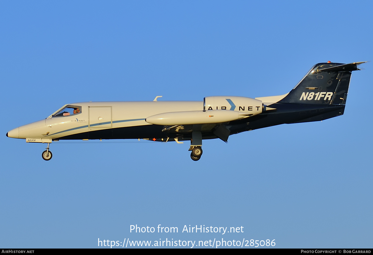 Aircraft Photo of N81FR | Gates Learjet 35A | AirNet Systems | AirHistory.net #285086