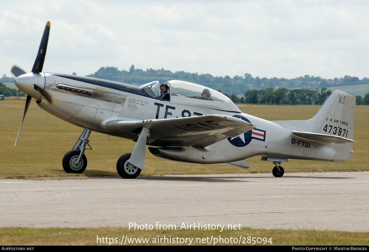 Aircraft Photo of D-FTSI / 473871 | North American TF-51D Mustang | USA - Air Force | AirHistory.net #285094