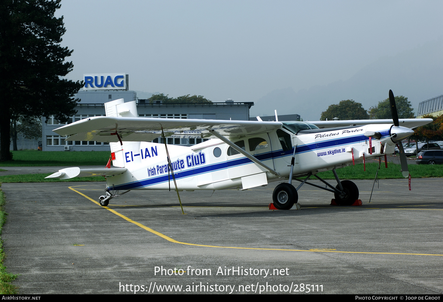 Aircraft Photo of EI-IAN | Pilatus PC-6/B2-H4 Turbo Porter | Irish Parachute Club | AirHistory.net #285111