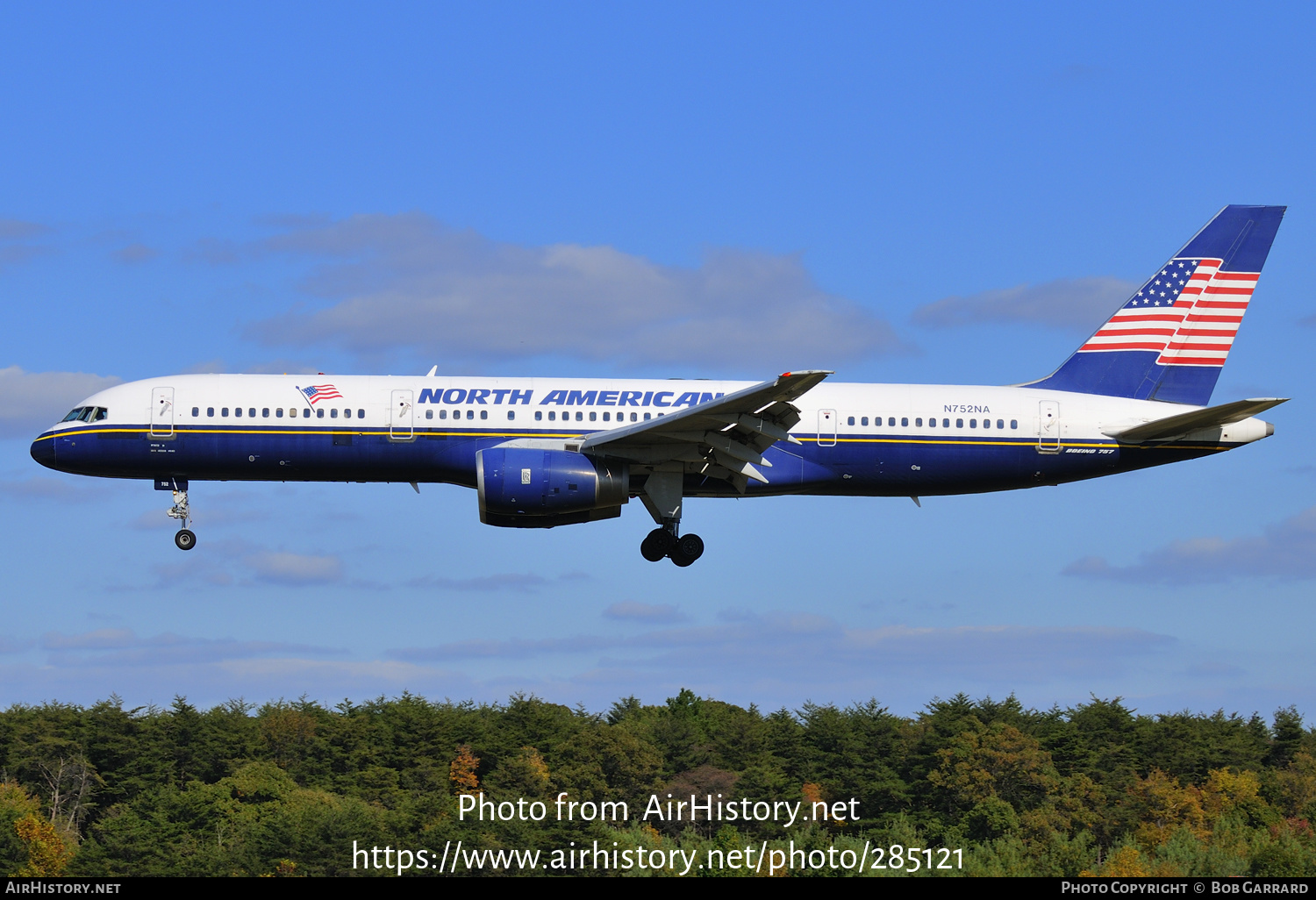 Aircraft Photo of N752NA | Boeing 757-28A | North American Airlines | AirHistory.net #285121