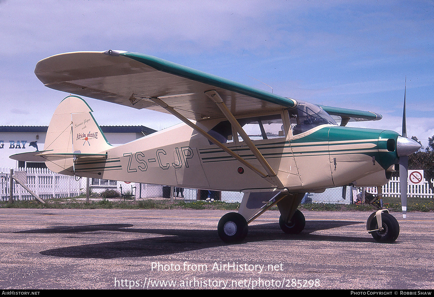 Aircraft Photo of ZS-CJP | Piper PA-22-125 Tri-Pacer | African Ramble | AirHistory.net #285298