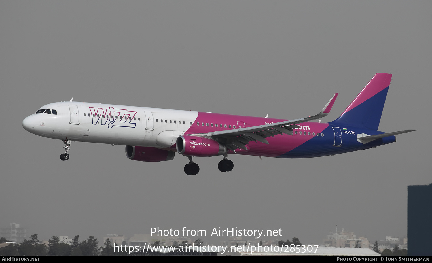 Aircraft Photo of HA-LXO | Airbus A321-231 | Wizz Air | AirHistory.net #285307