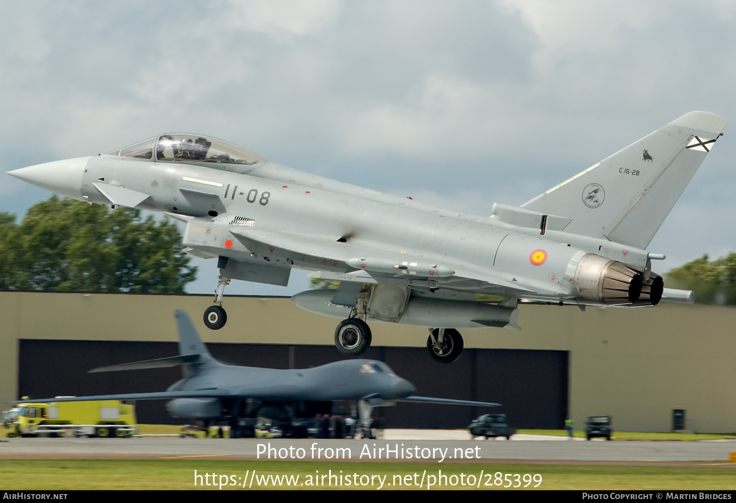 Aircraft Photo of C16-28 | Eurofighter EF-2000 Typhoon S | Spain - Air Force | AirHistory.net #285399