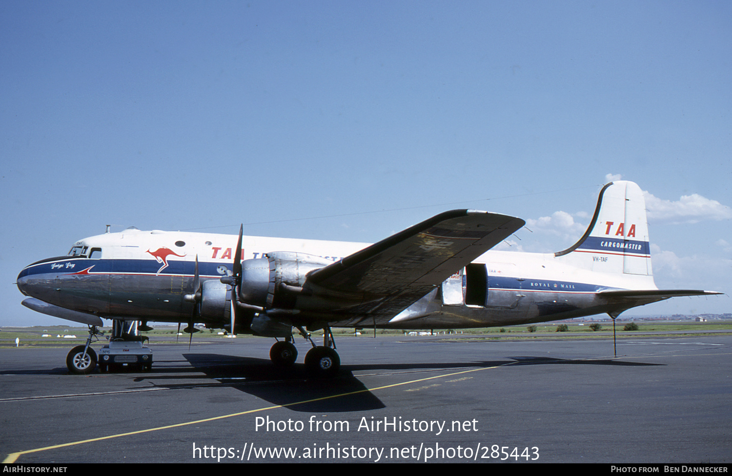 Aircraft Photo of VH-TAF | Douglas C-54A Skymaster | Trans-Australia Airlines - TAA | AirHistory.net #285443