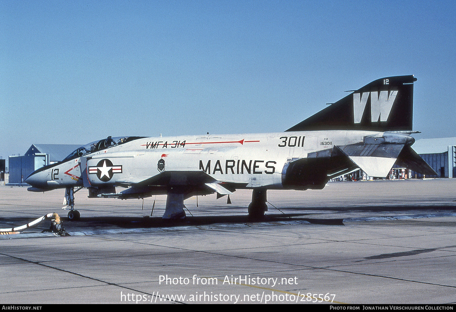 Aircraft Photo of 153011 | McDonnell F-4N Phantom II | USA - Marines | AirHistory.net #285567